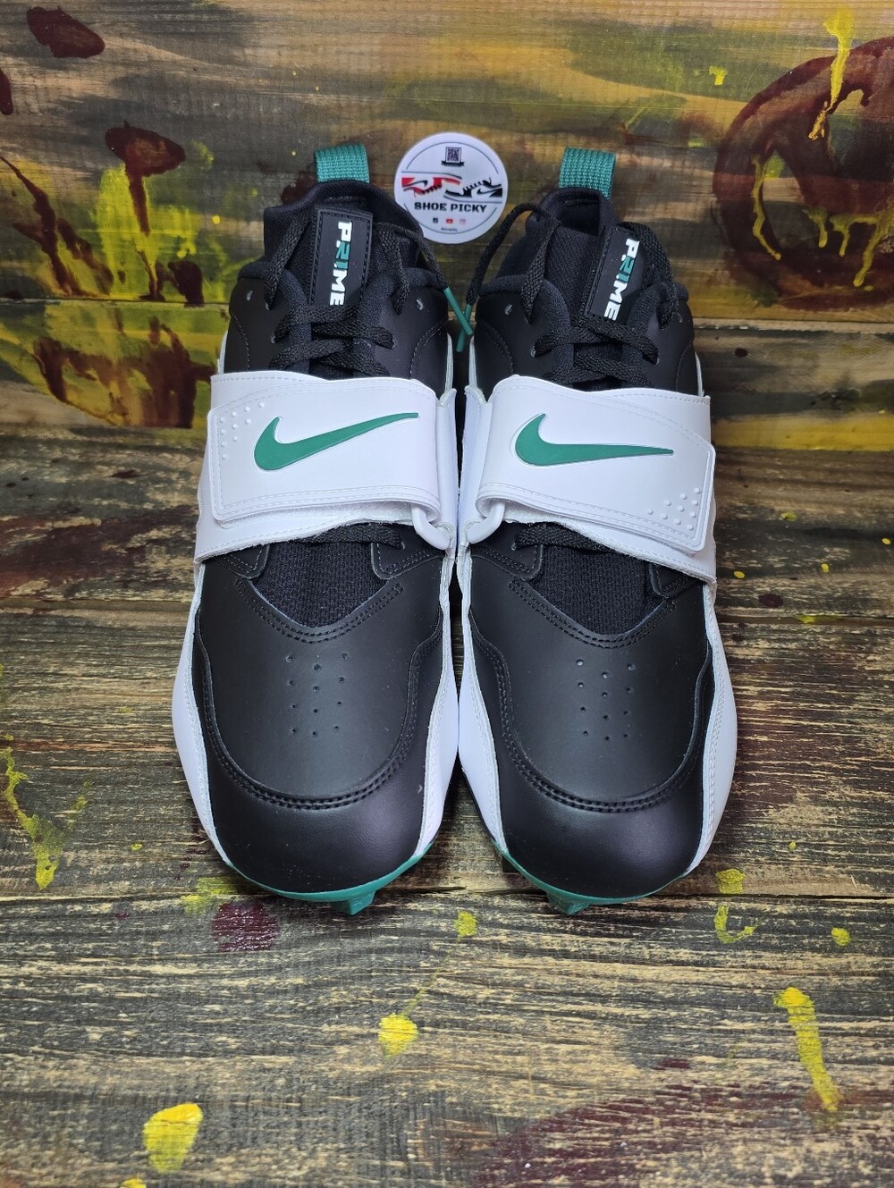 Mens Size 10 Nike Diamond Turf 93 TD Green White Black Football HF5298 102 NEW‎ - Picture 2 of 8
